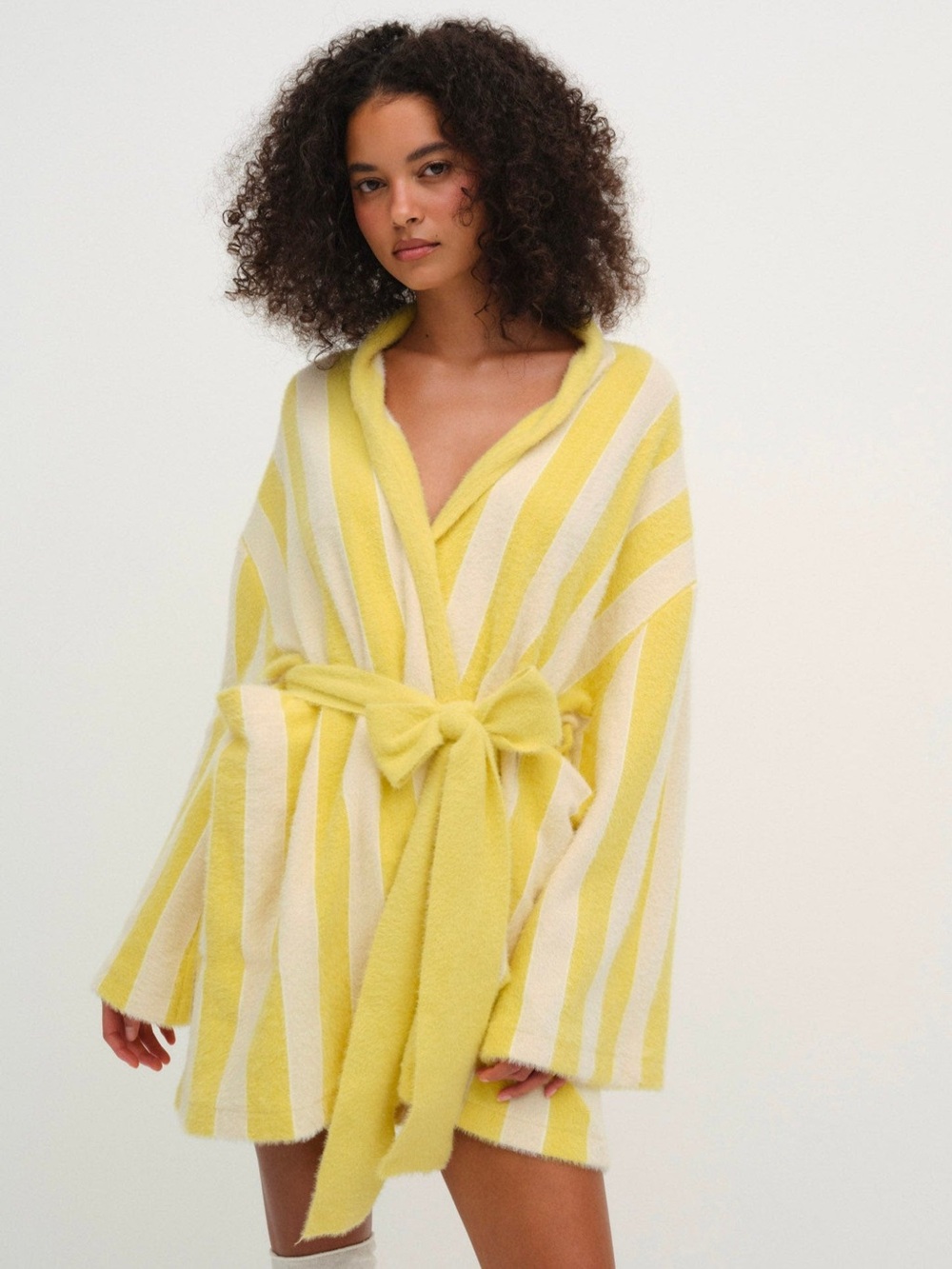 For Love & Lemons Sleepy Stripe Robe